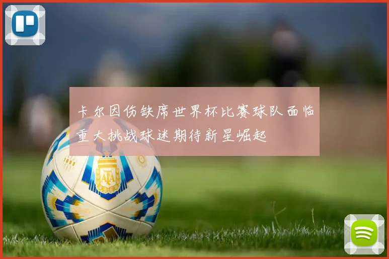 卡尔因伤缺席世界杯比赛球队面临重大挑战球迷期待新星崛起